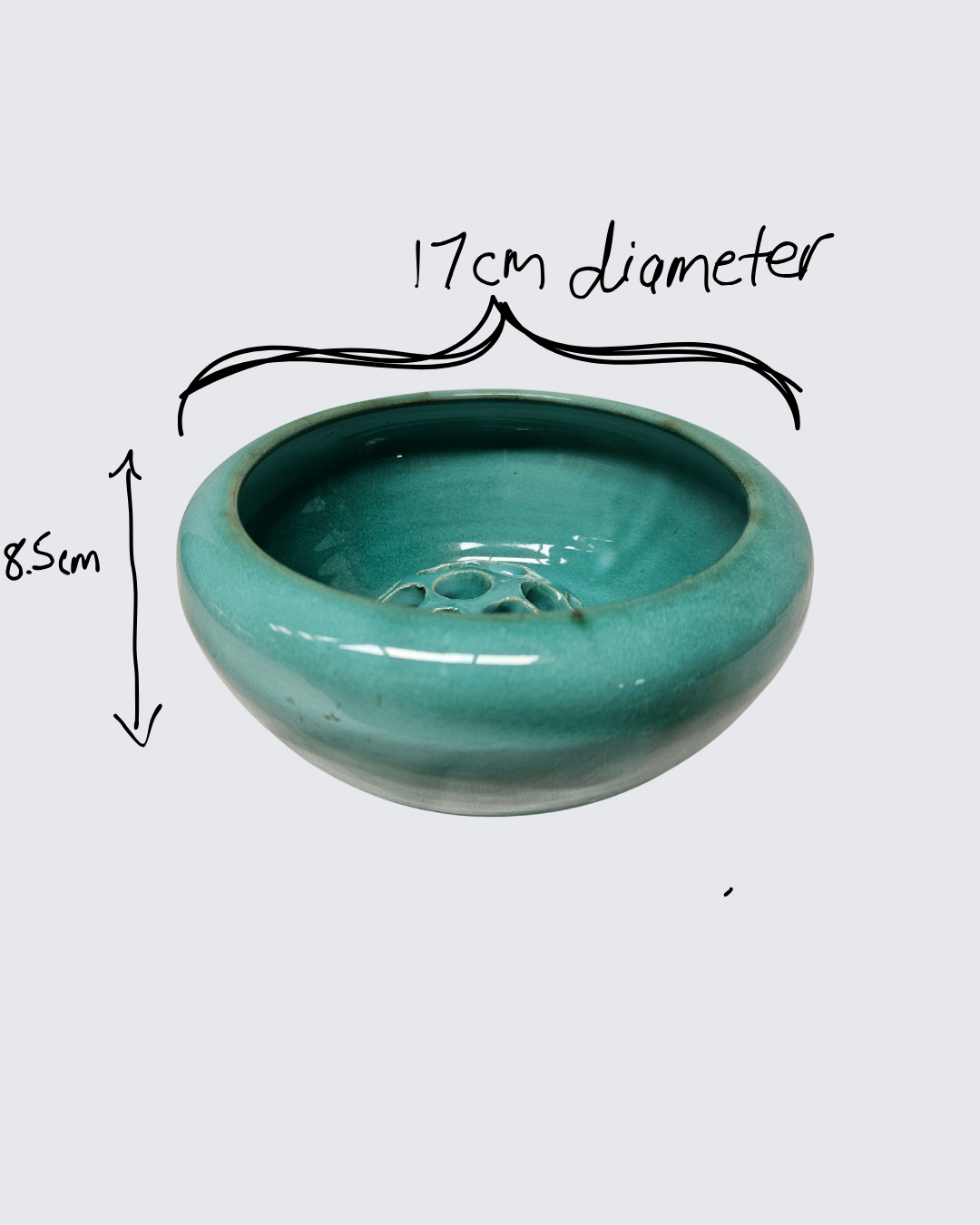 Linn Ware bowl and rose