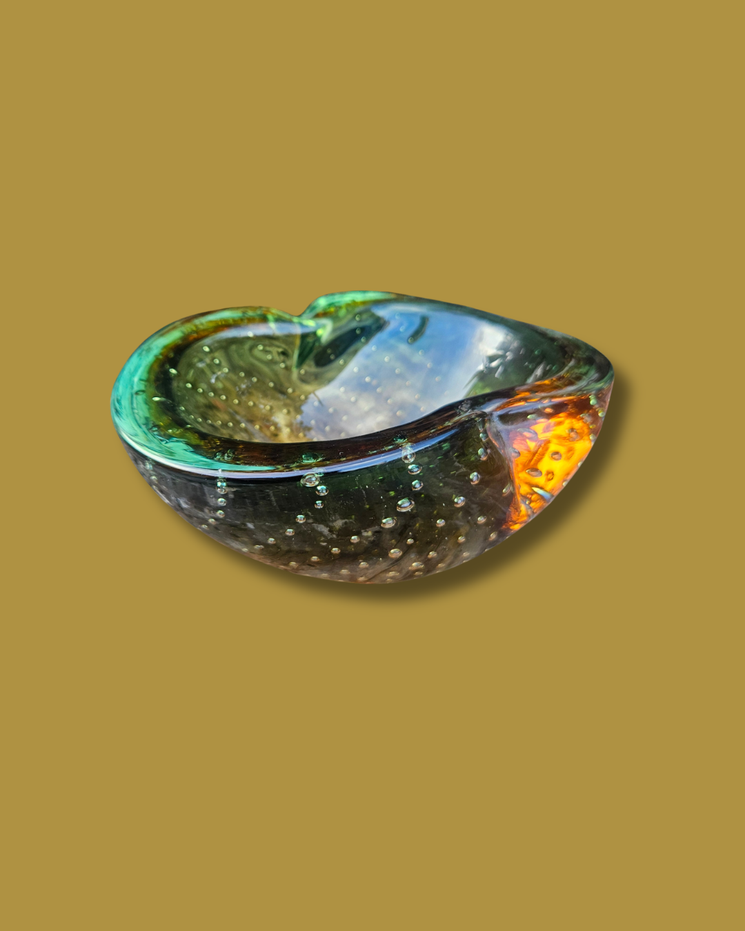 Murano glass ashtray