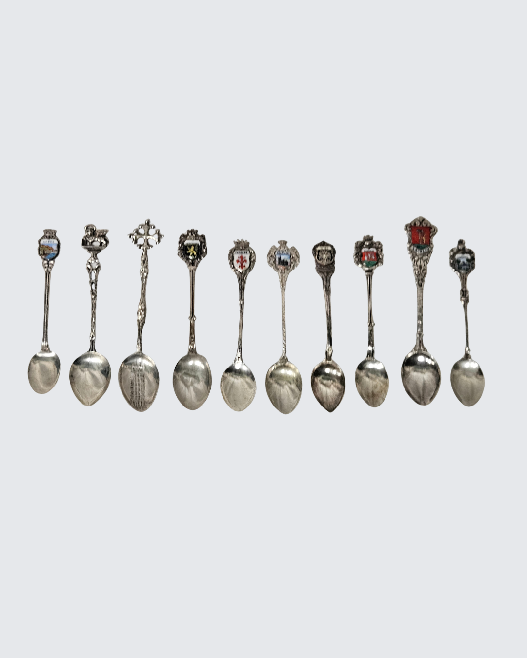 10x souvenir spoons