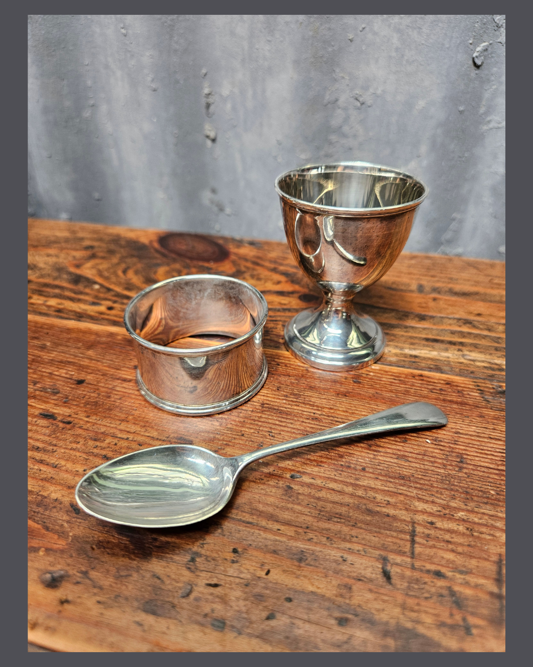 Hallmarked Silver Christening set