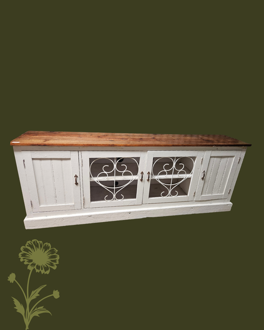 Large rustic TV Unit