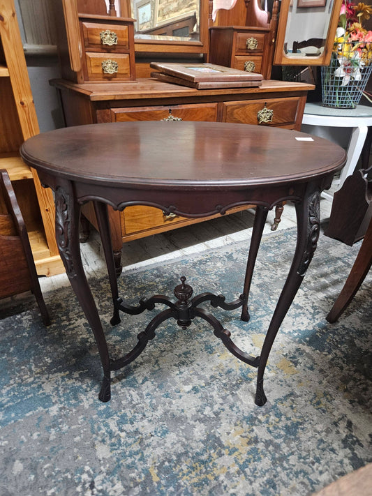 Oval Victorian table