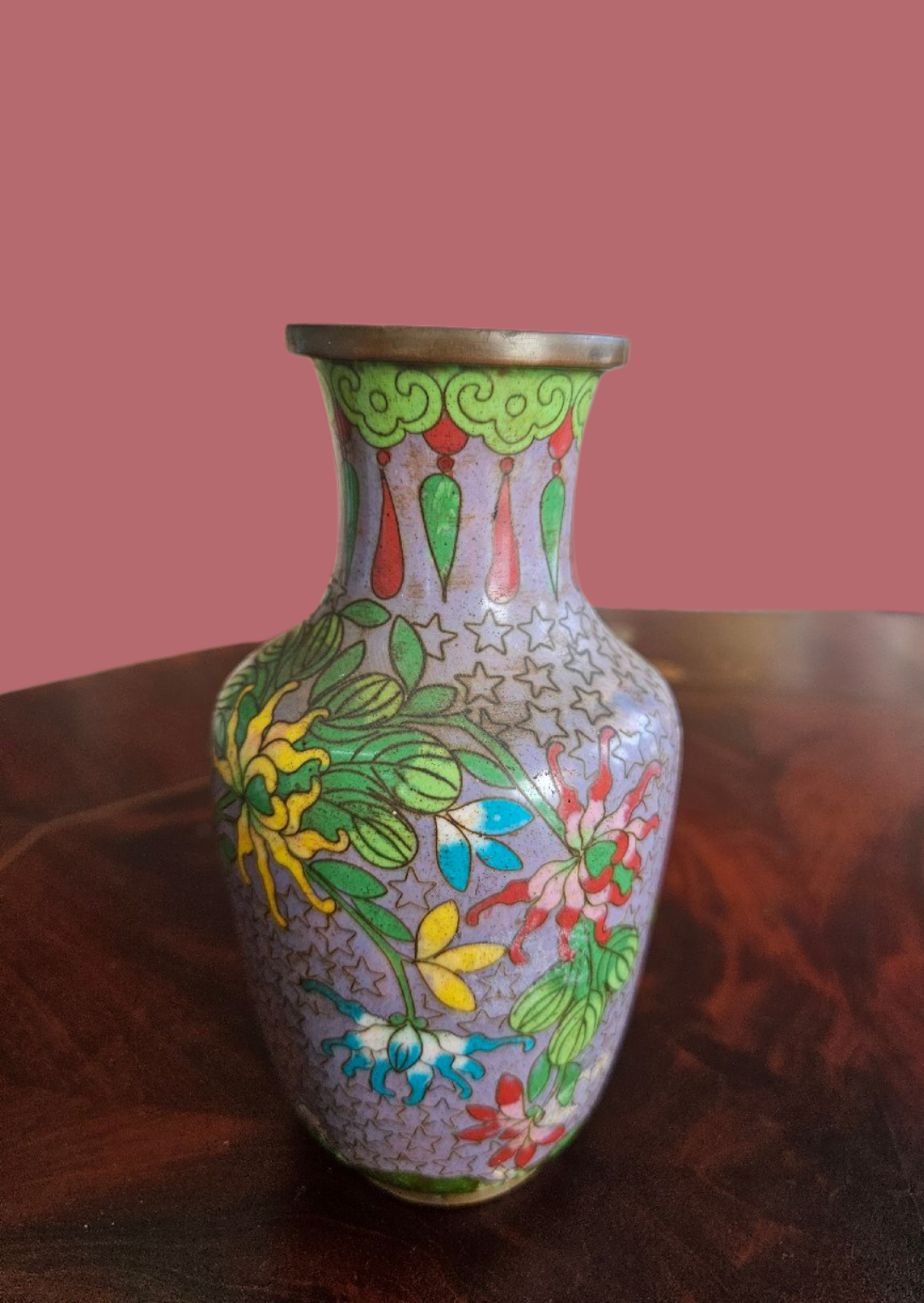 Cloisonne vase