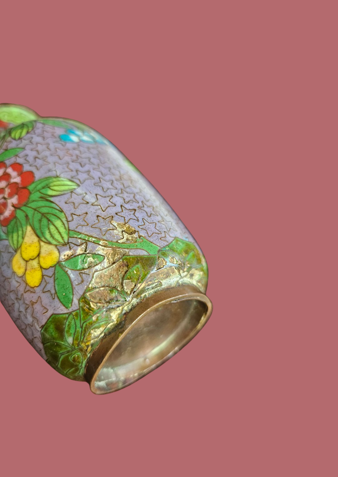 Cloisonne vase