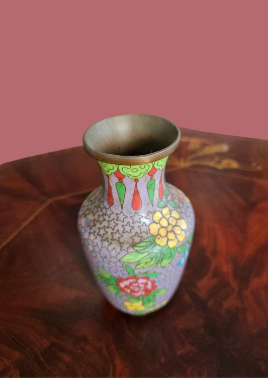 Cloisonne vase