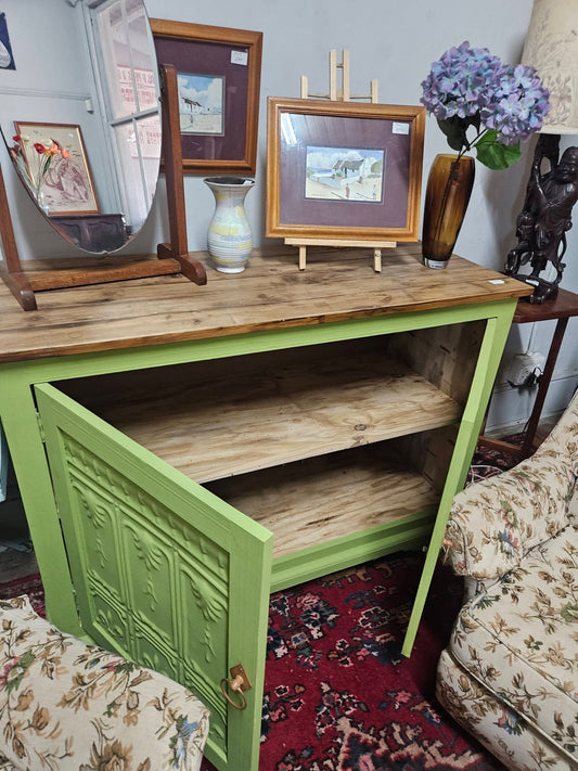 Lime green cabinet