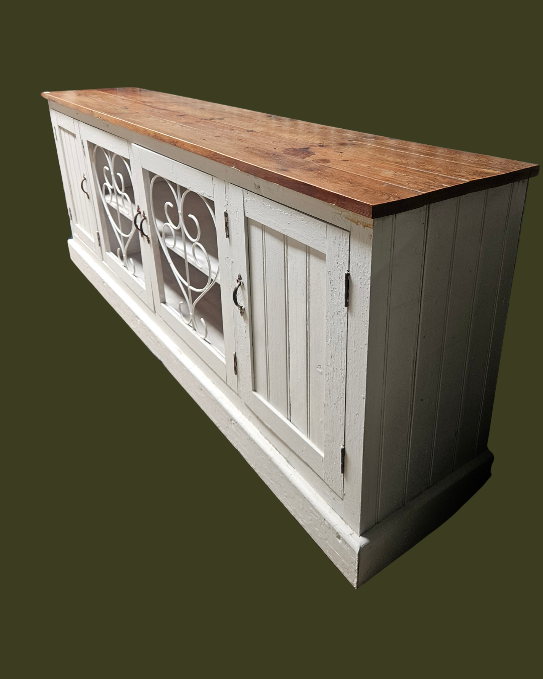 Large rustic TV Unit