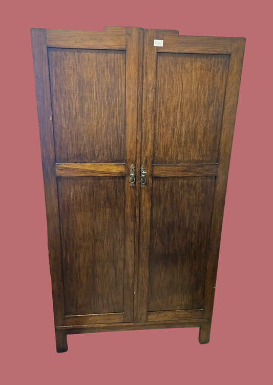 Small wardrobe with shelving