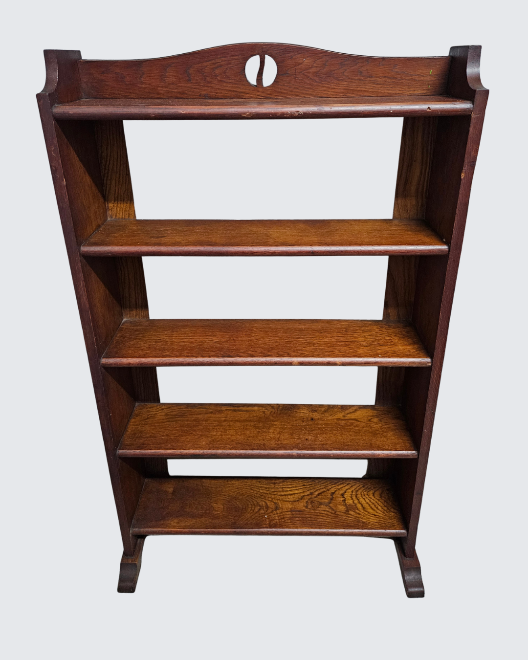 Small oak bookshelf