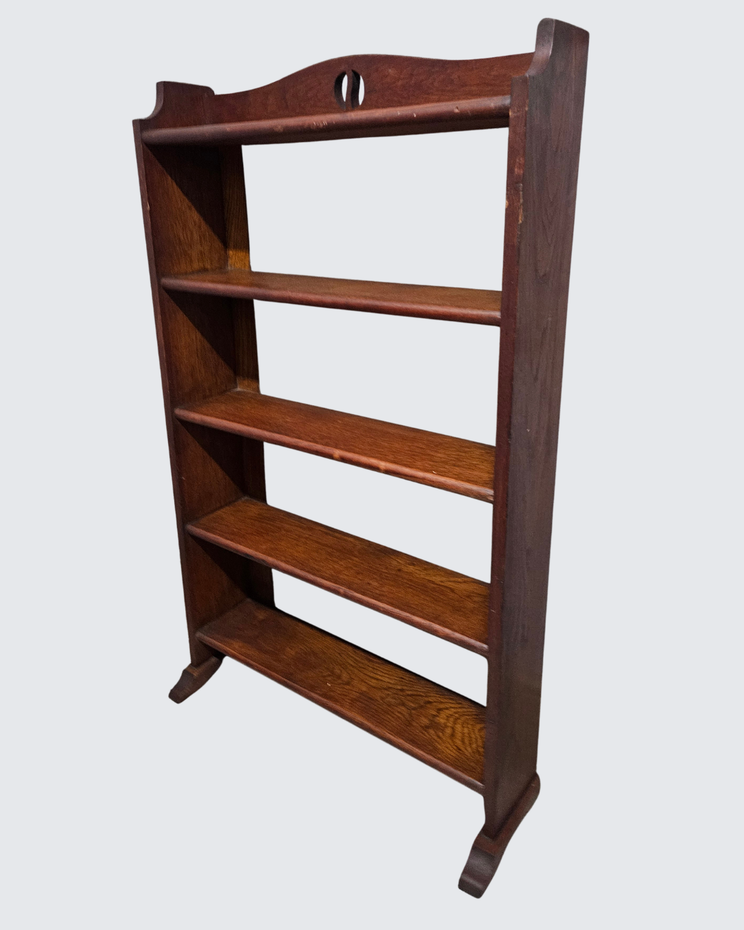 Small oak bookshelf