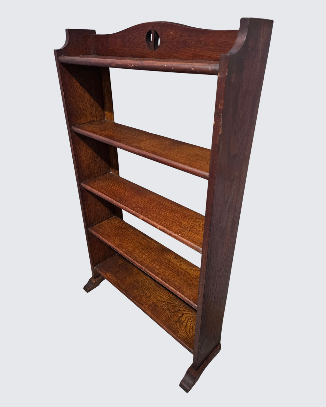 Small oak bookshelf