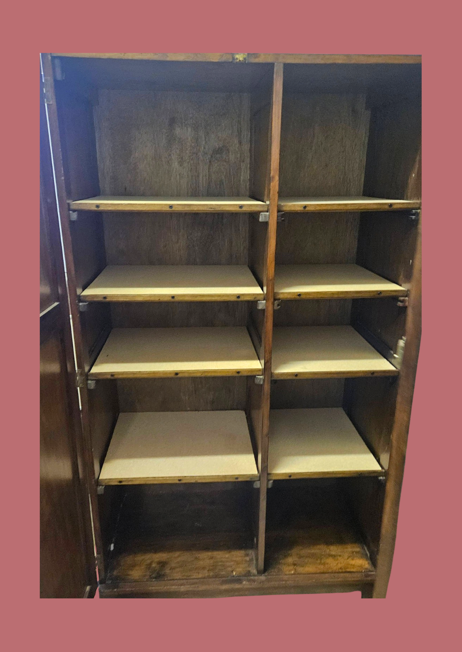 Small wardrobe with shelving