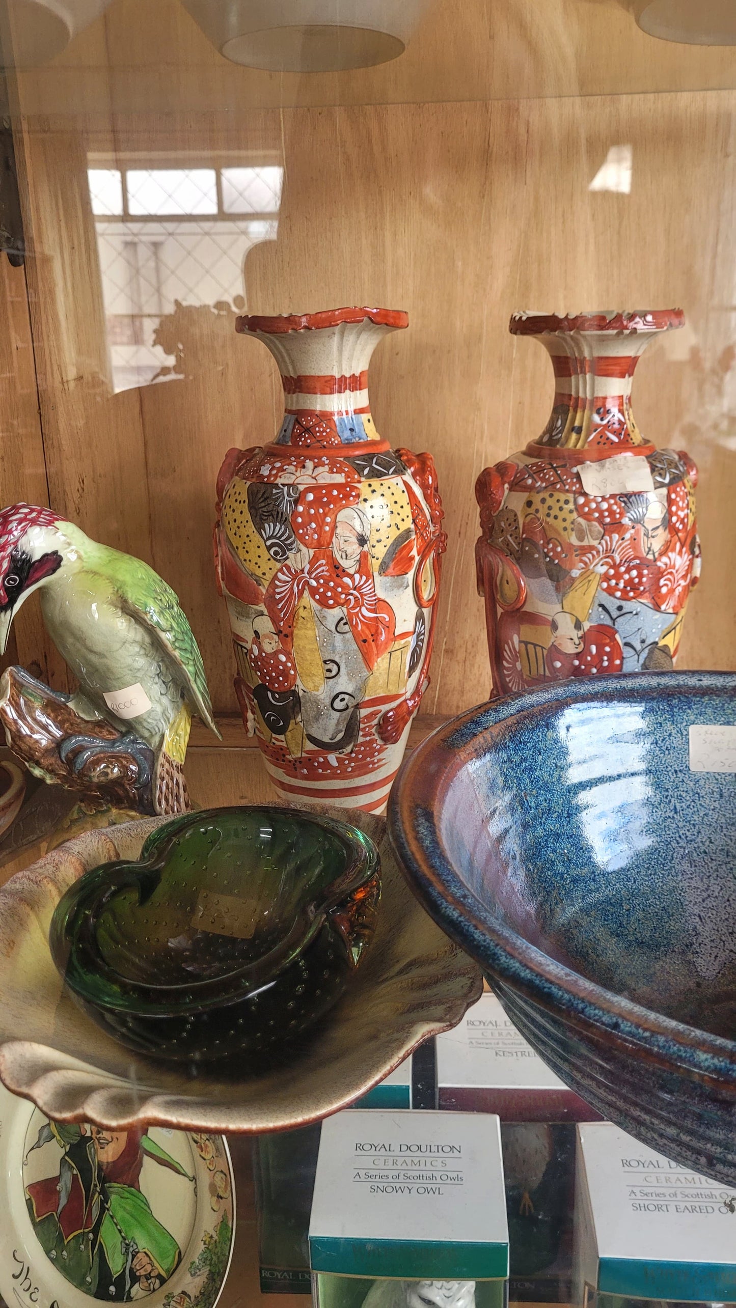 Pair of Satsuma vases