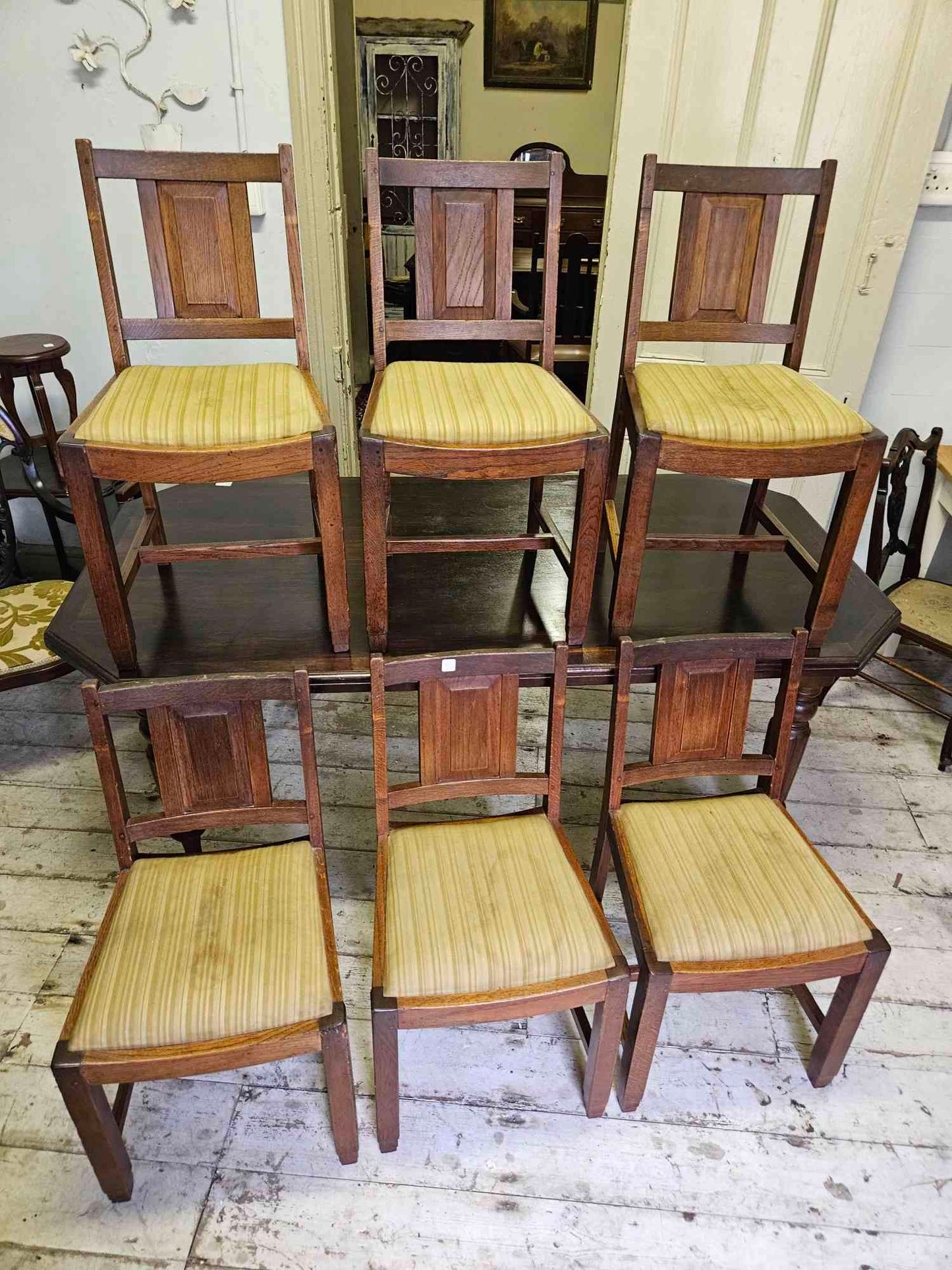 Set 6 dining room chairs