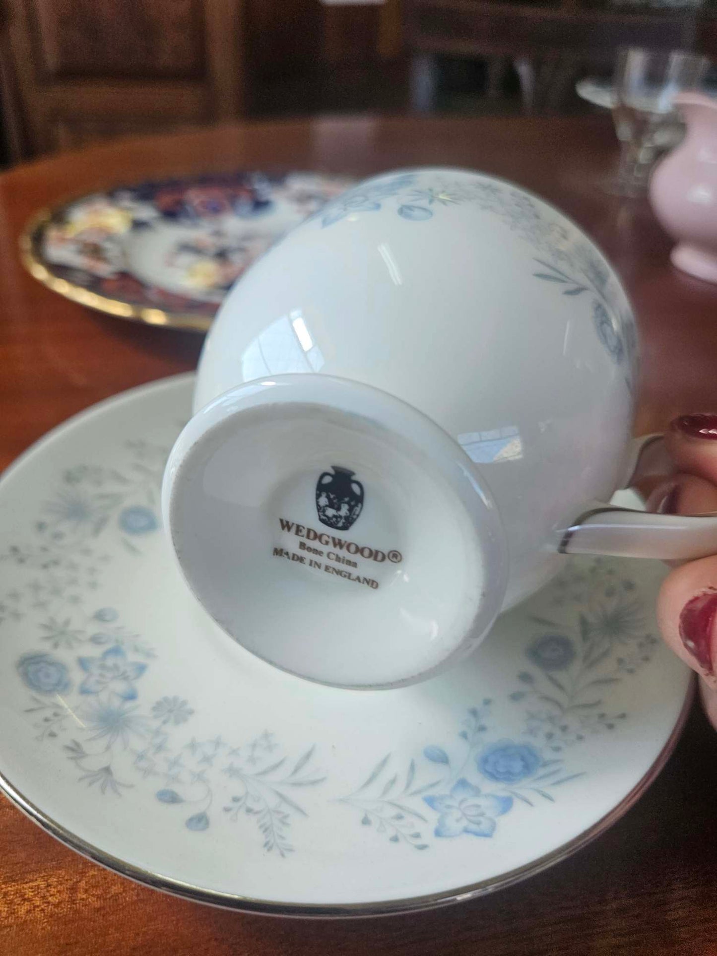 Wedgewood teacup and saucer