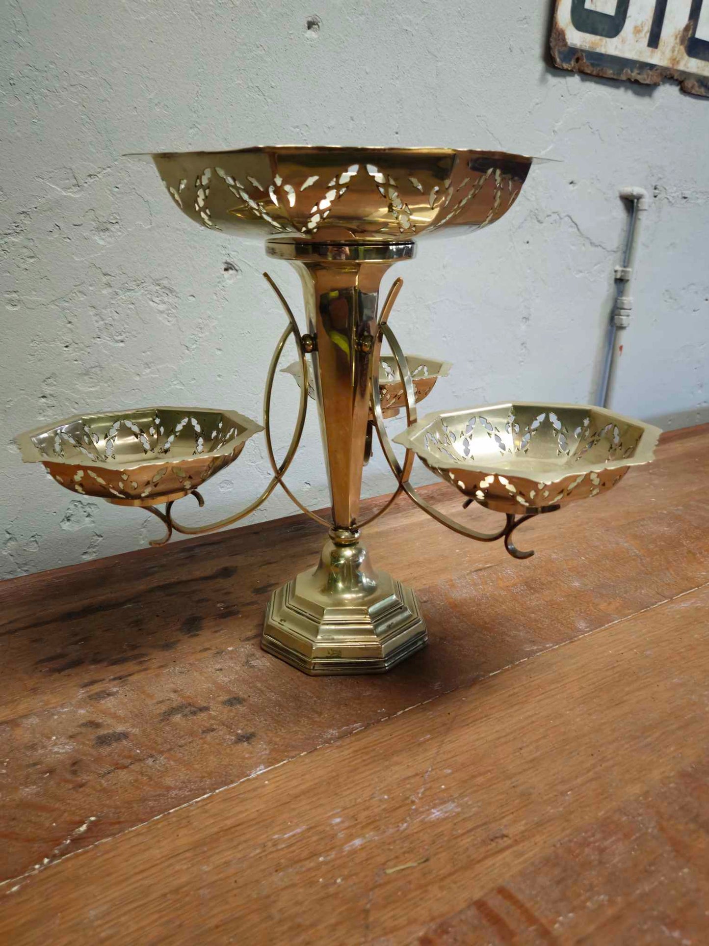 Silver plated Epergne