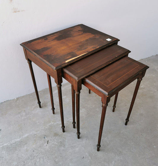 Antique nest of tables
