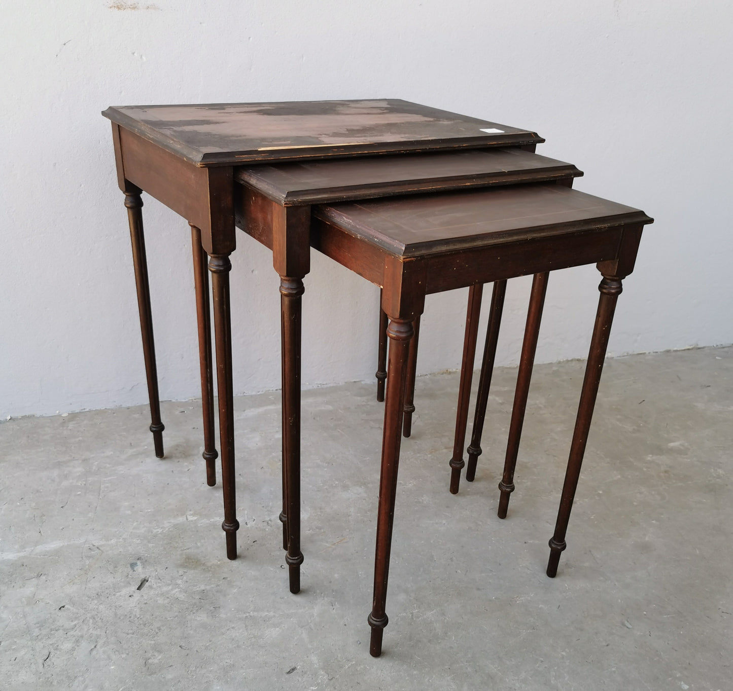 Antique nest of tables