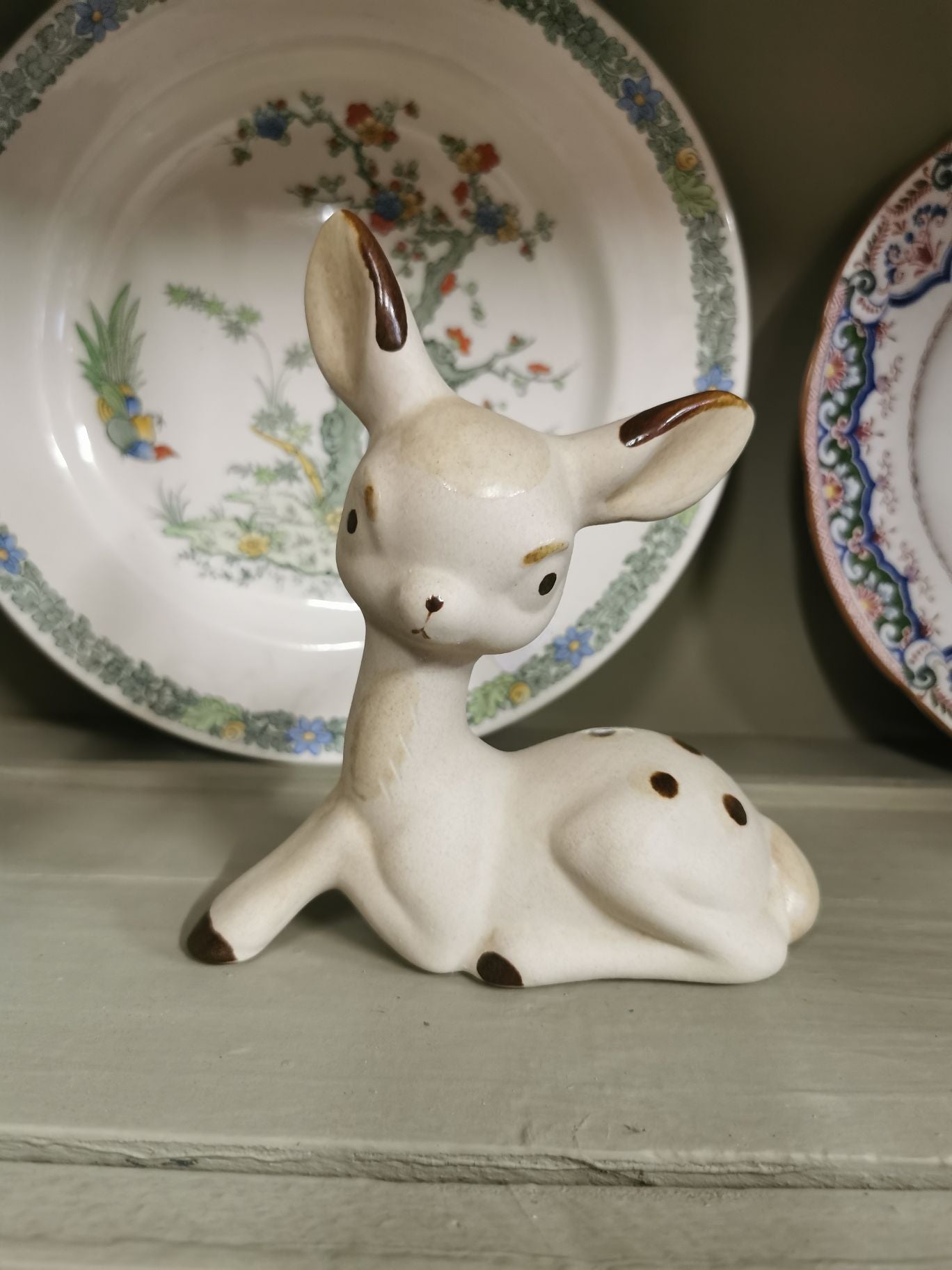 Cute ceramic deer ornament