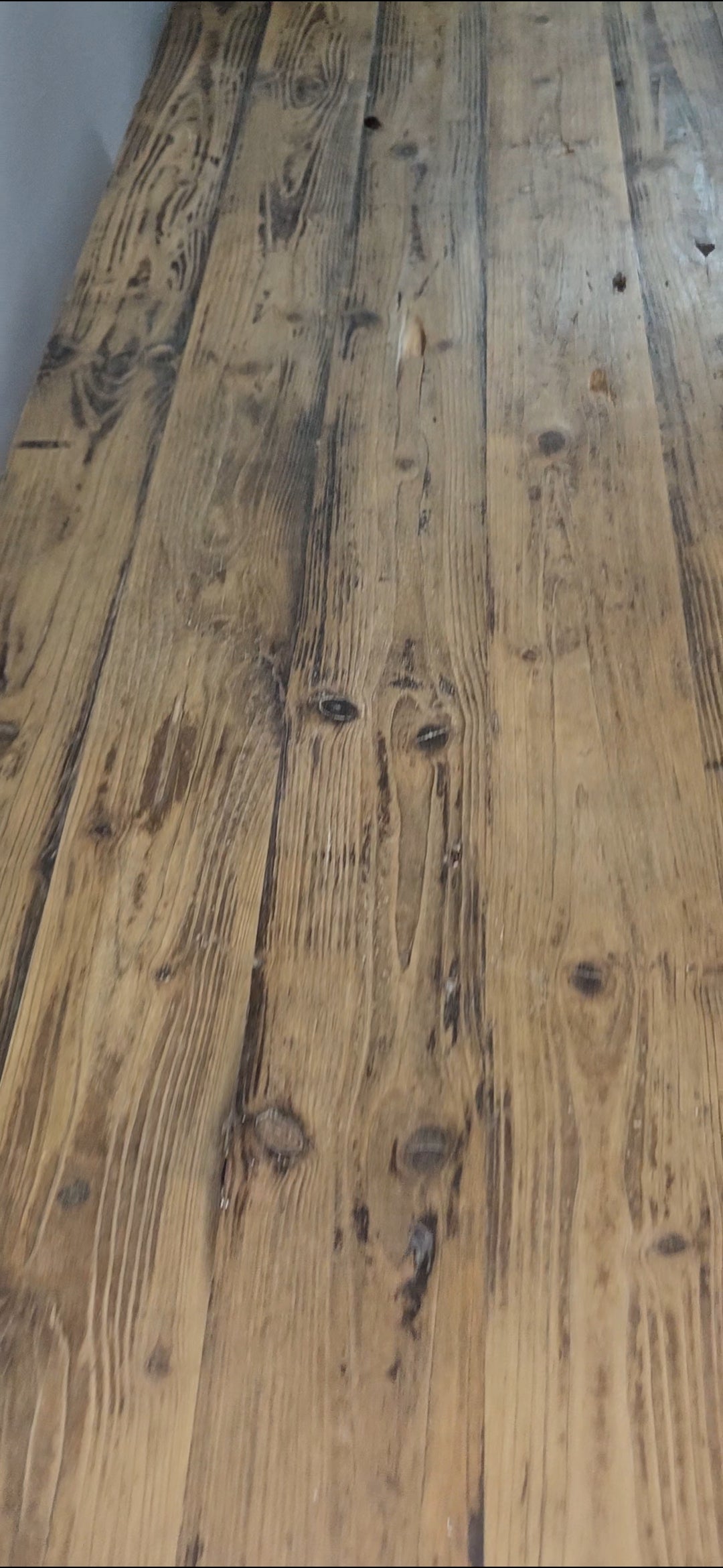 Base cabinet with iron paneled doors