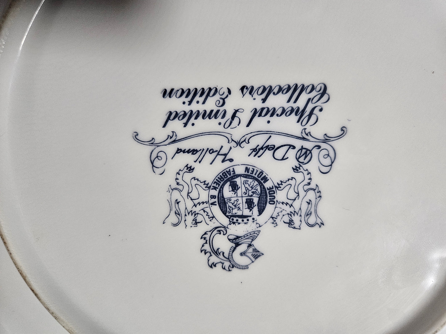 Delft Plate Special Limited Collector's Edition