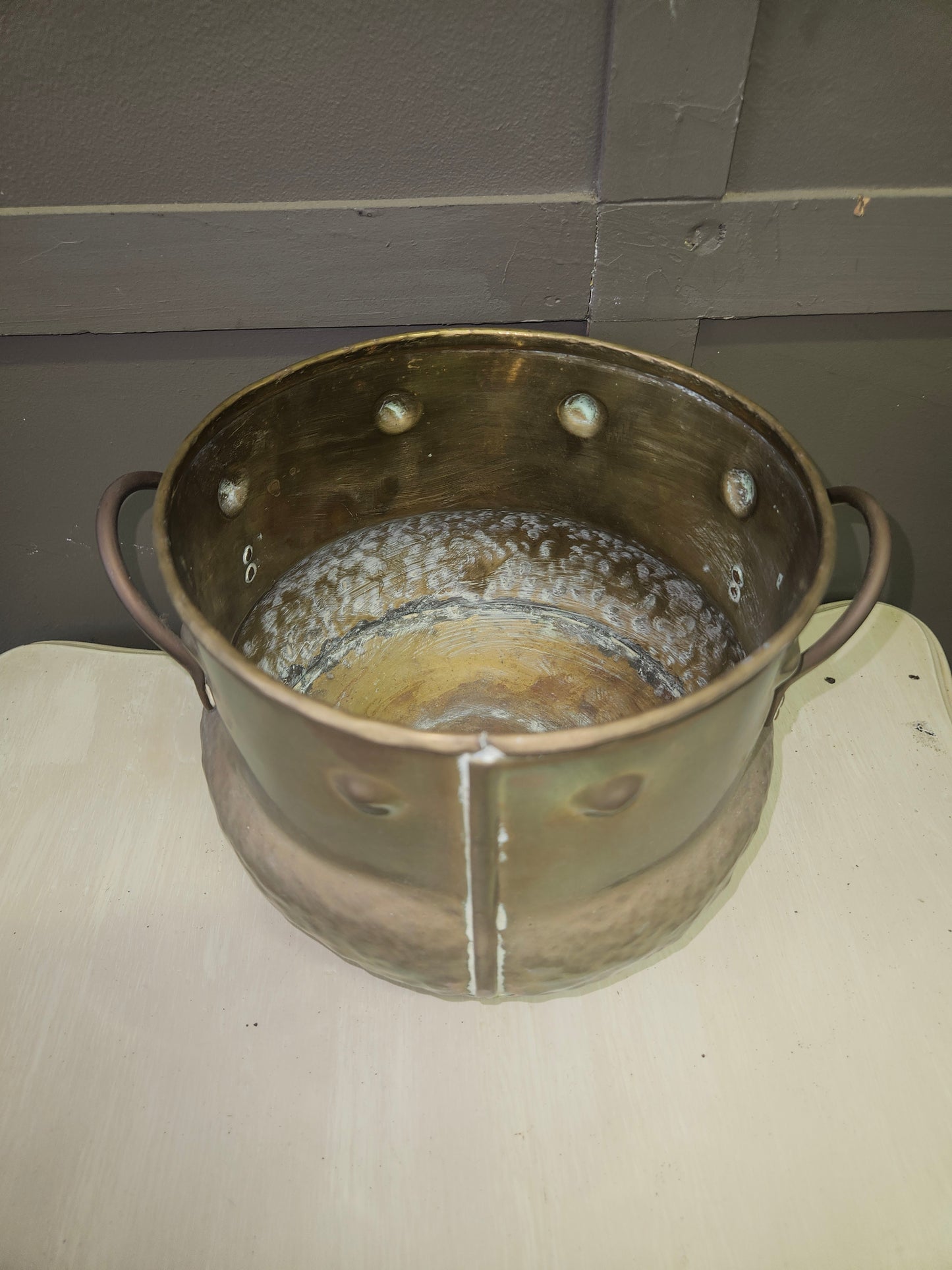 Brass pot or planter