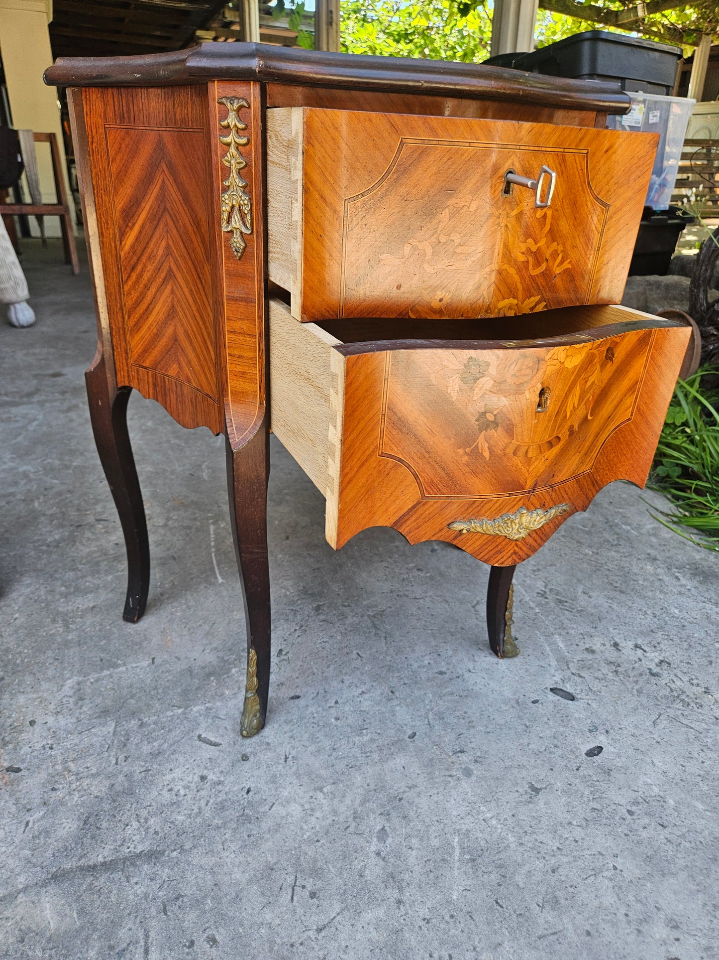 French style bedside pedestal