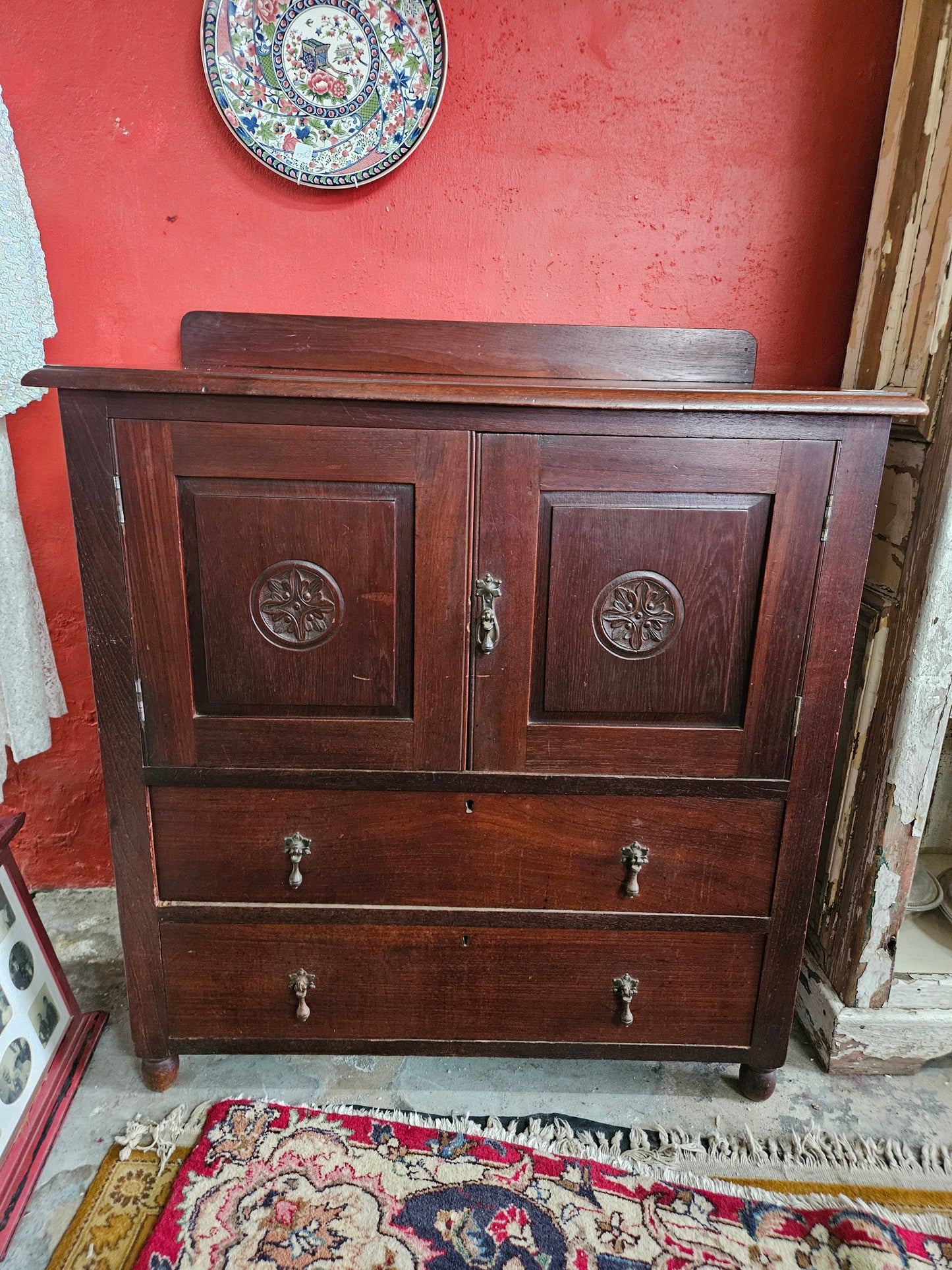 Teak cabinet