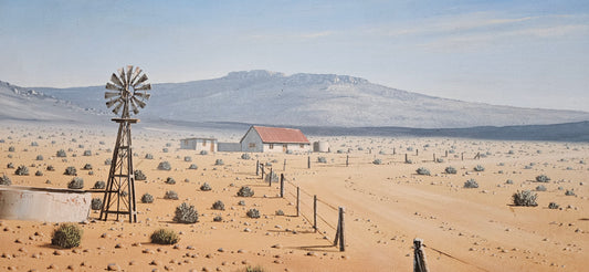Karoo landscape painting by Paul Munro