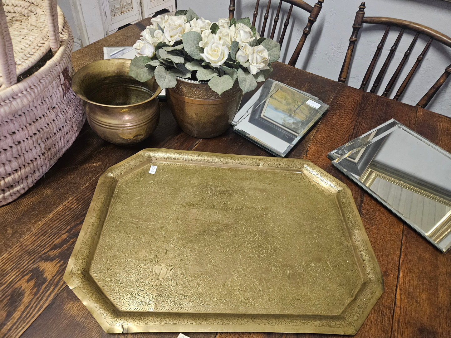 Brass tray