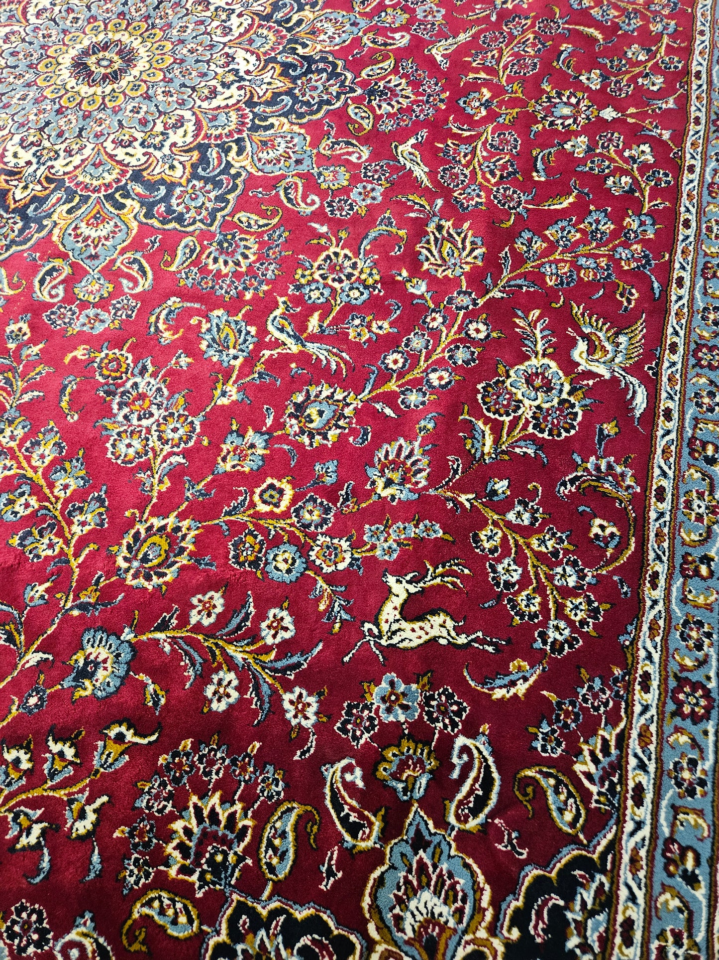 Persian Carpet {machine made, hand knotted}