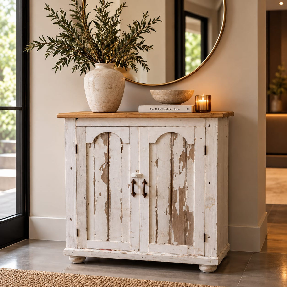 Rustic base cupboard