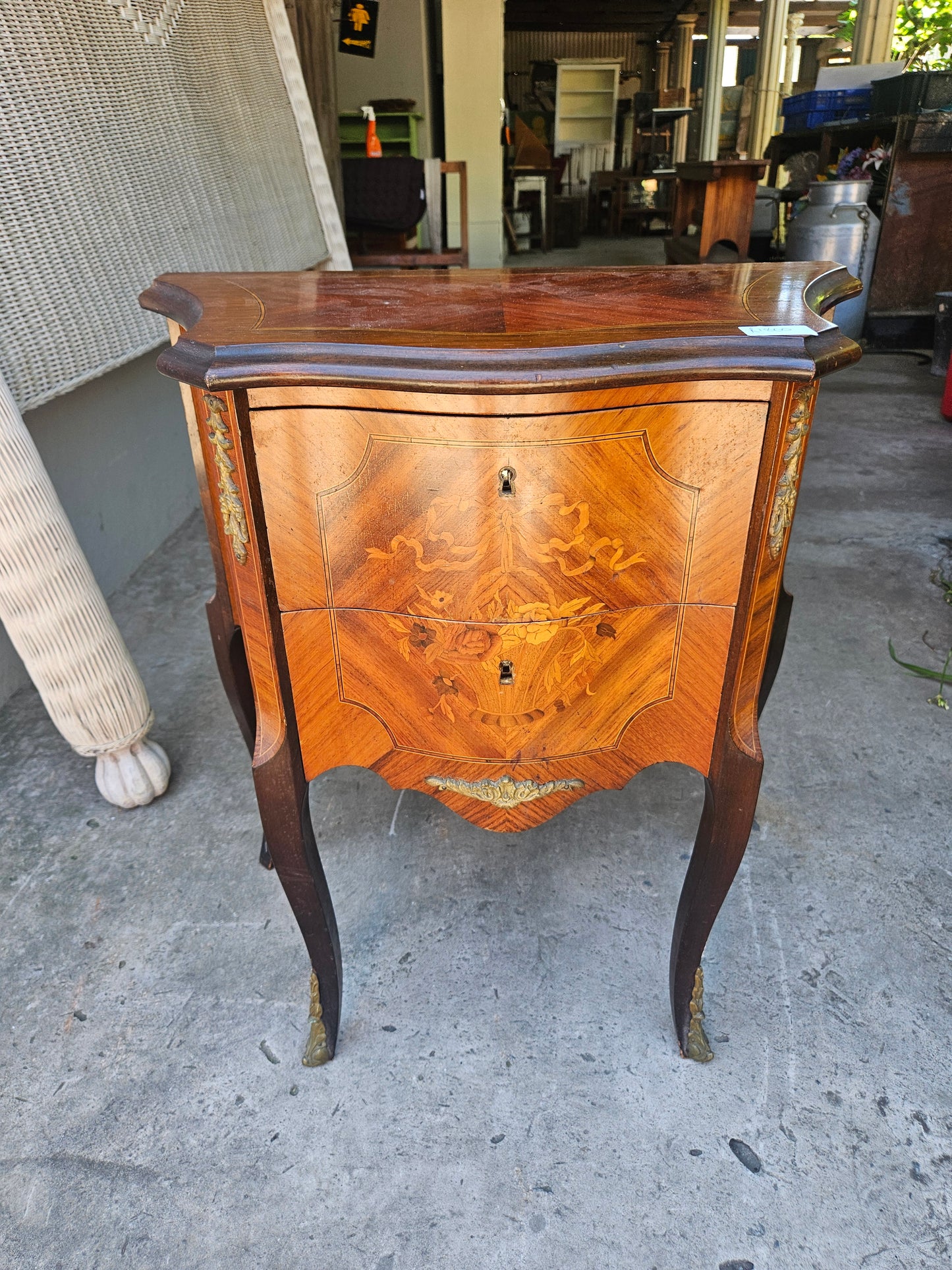 French style bedside pedestal