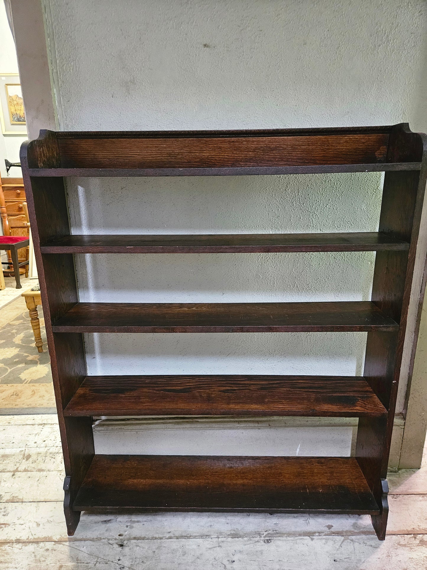 Vintage oak bookshelf
