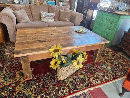 Chunky oregan coffee table