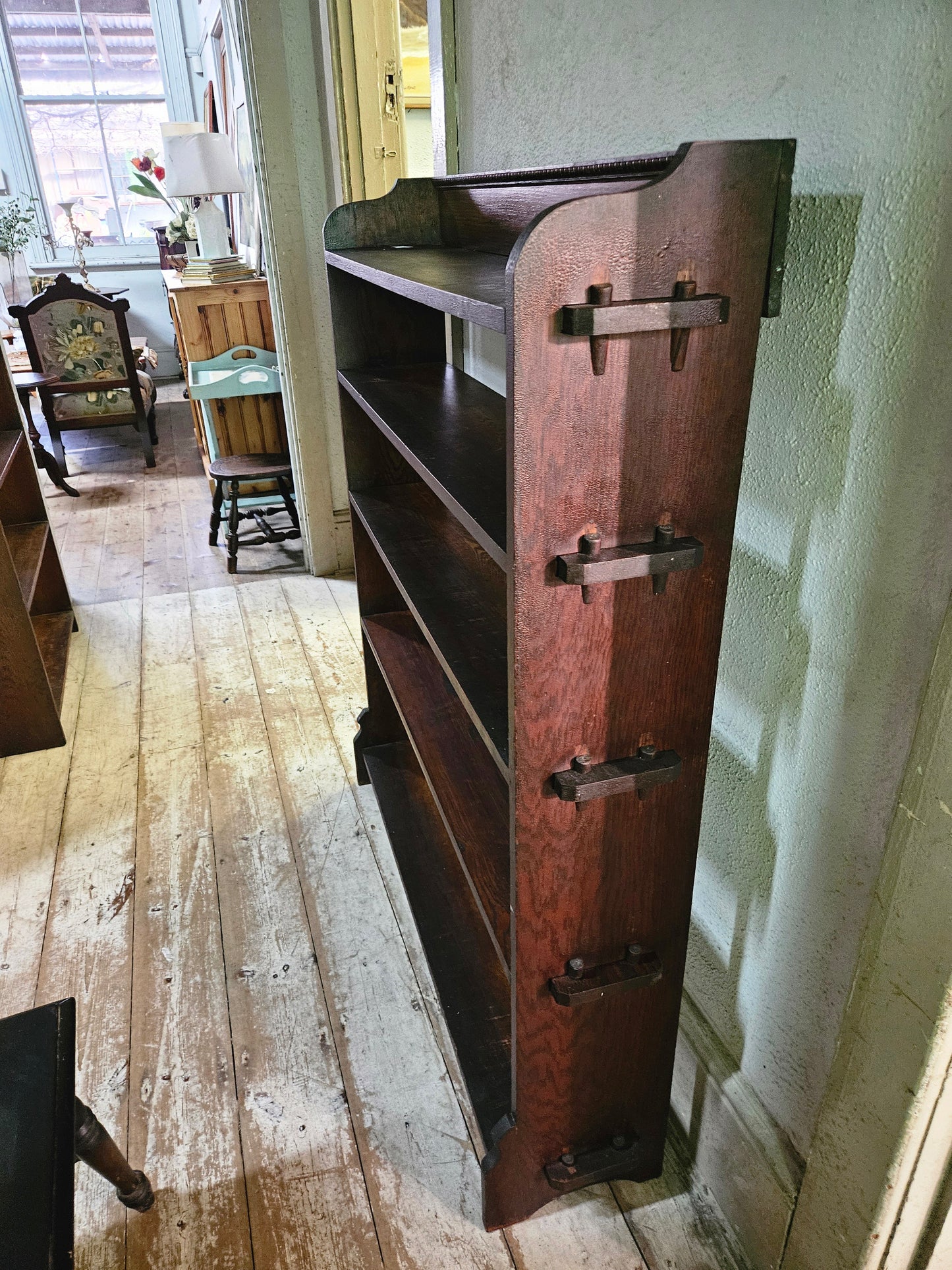 Vintage oak bookshelf