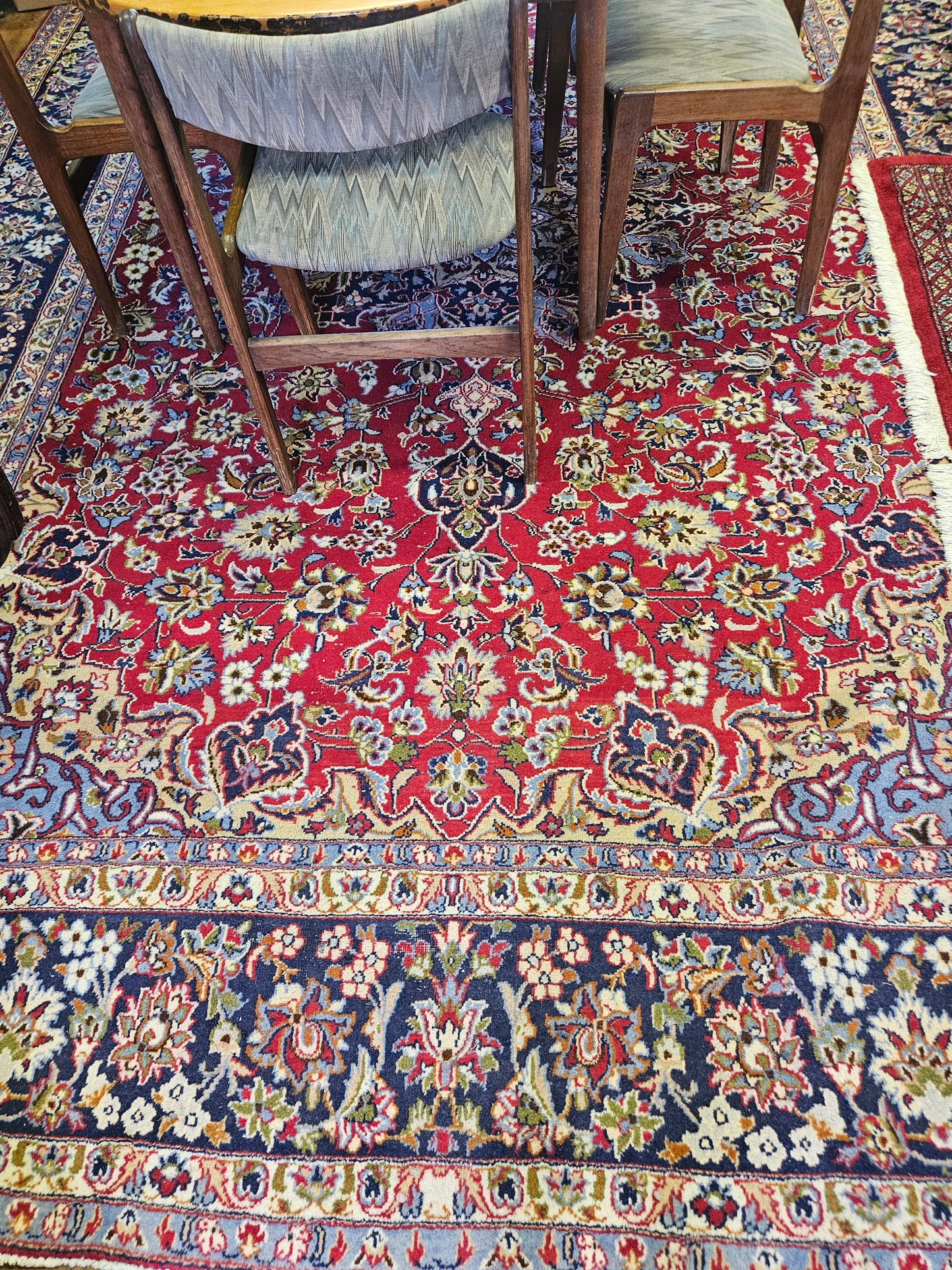 Persian Carpet {machine made, hand knotted}