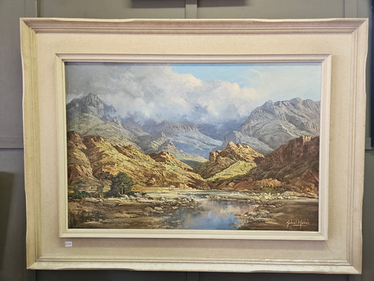 Gabriel De Jongh large original oil painting