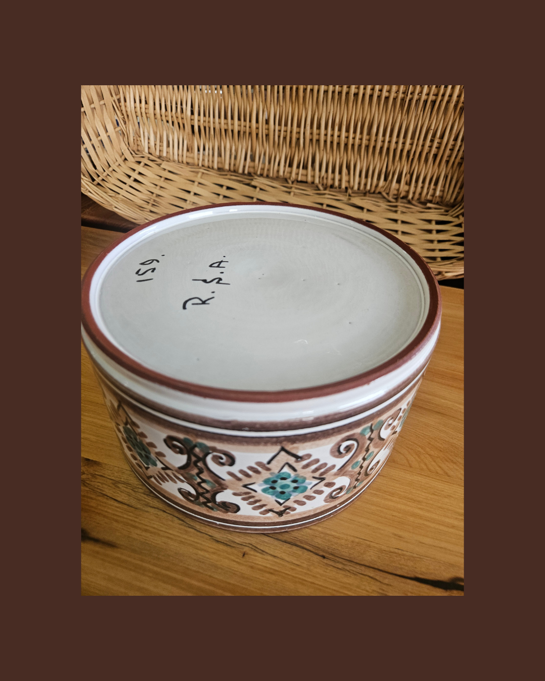 Pottery bowl by "The Old Jar"