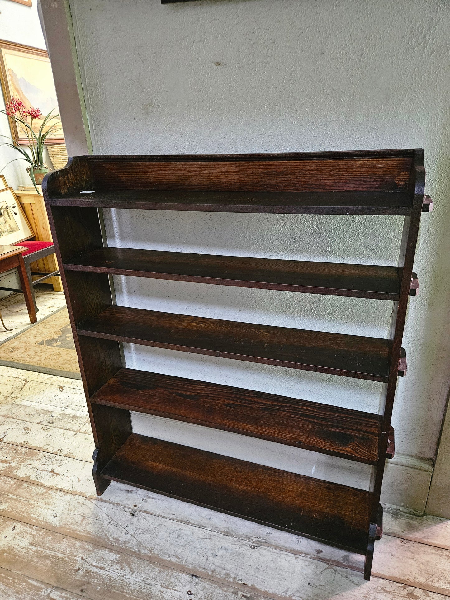 Vintage oak bookshelf
