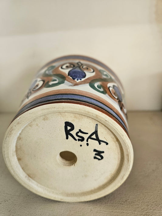 Old Jar pottery plant pot