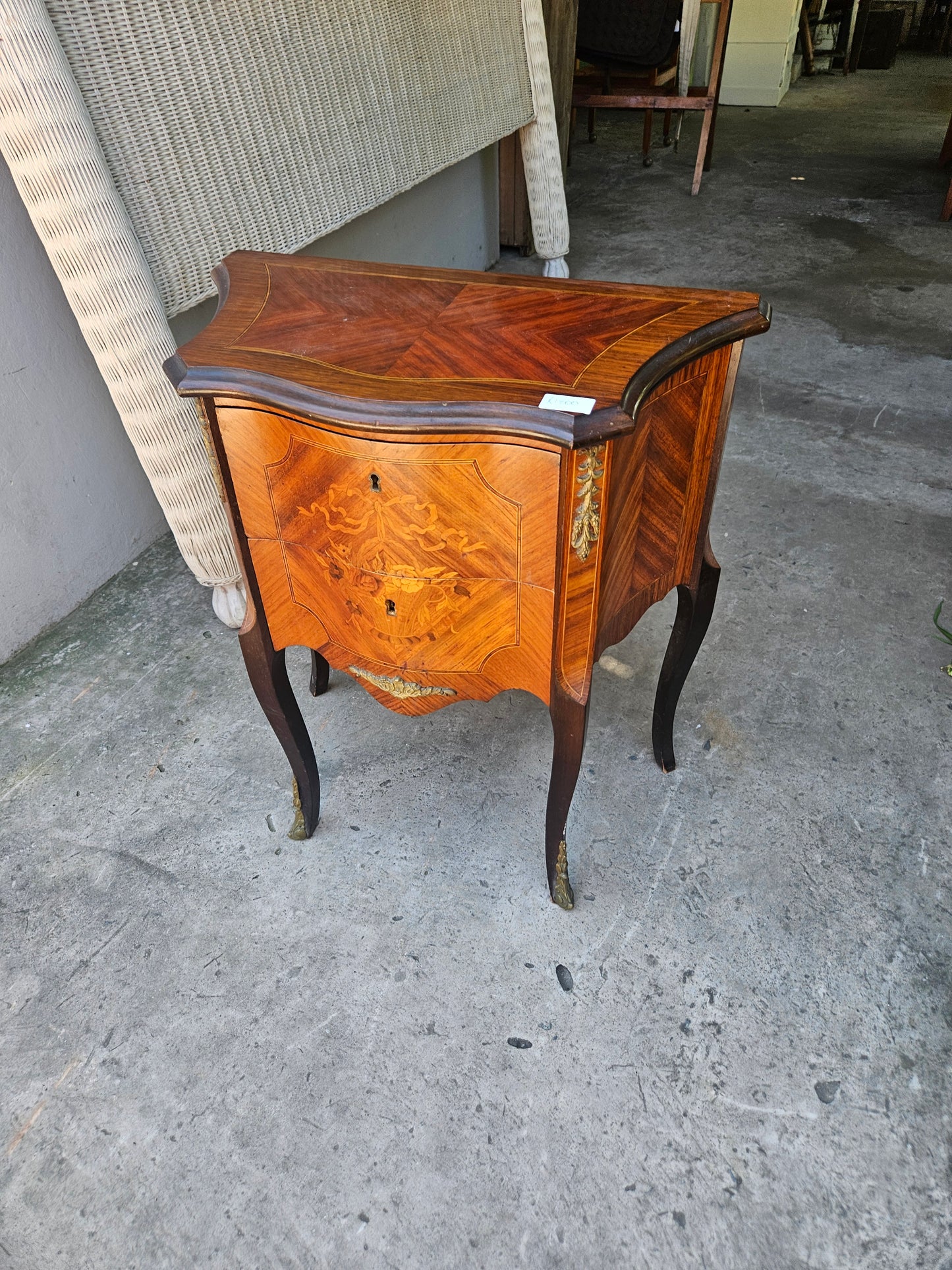 French style bedside pedestal