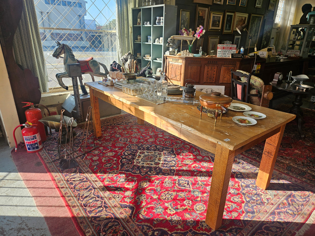 Yellowwood dining table