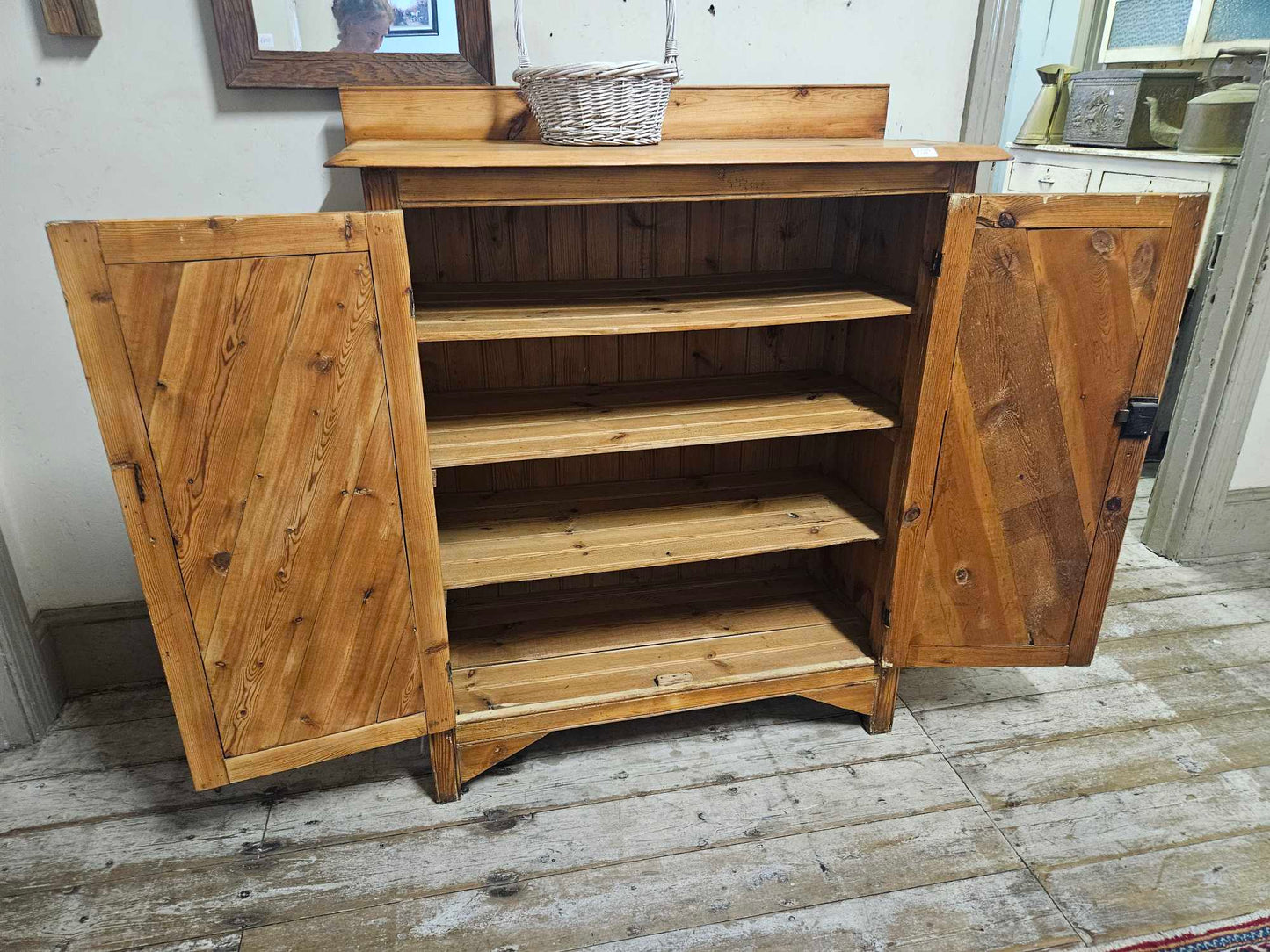 Vintage Oregan grocery cabinet