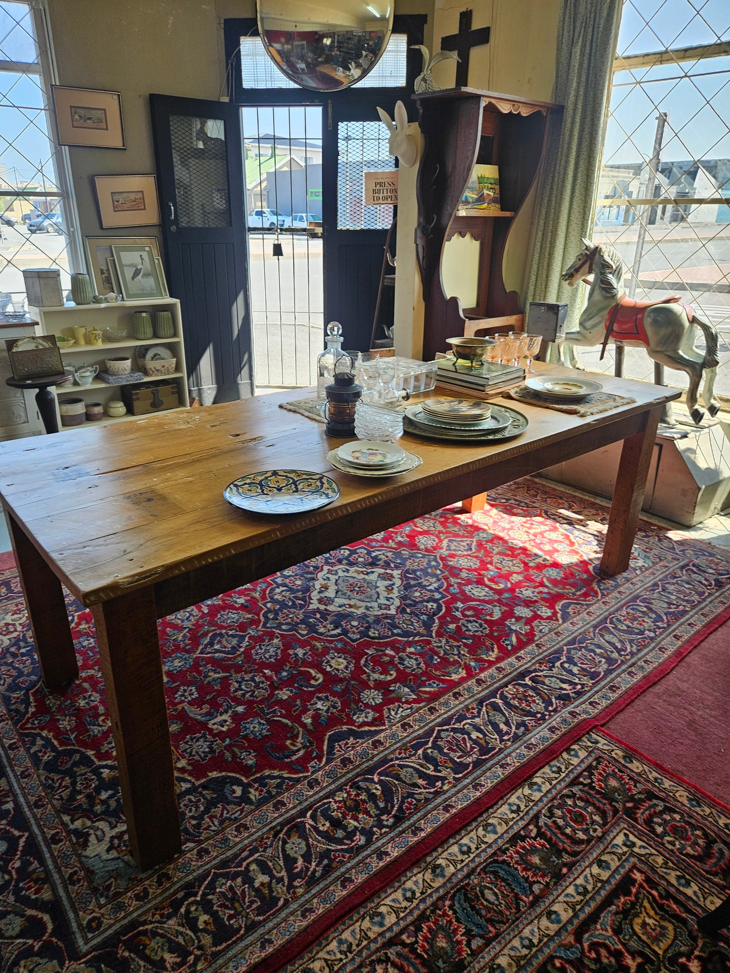 Yellowwood dining table