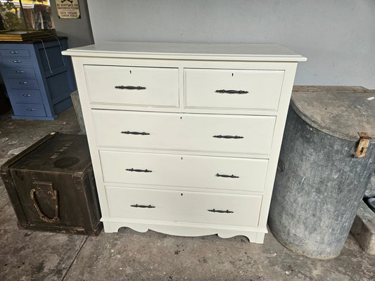 Painted chest of drawers
