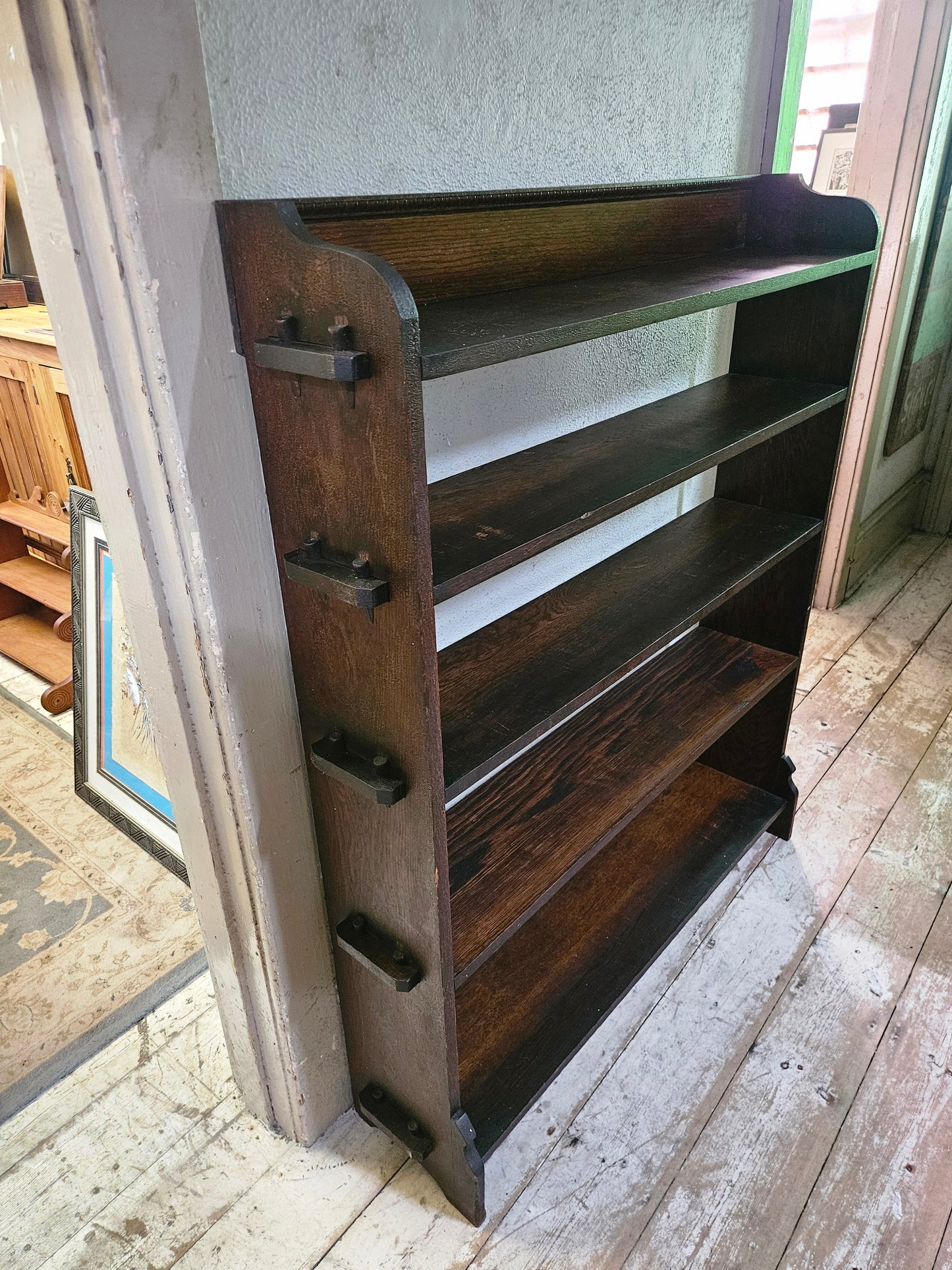 Vintage oak bookshelf