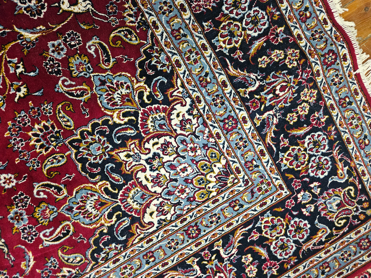 Persian Carpet {machine made, hand knotted}