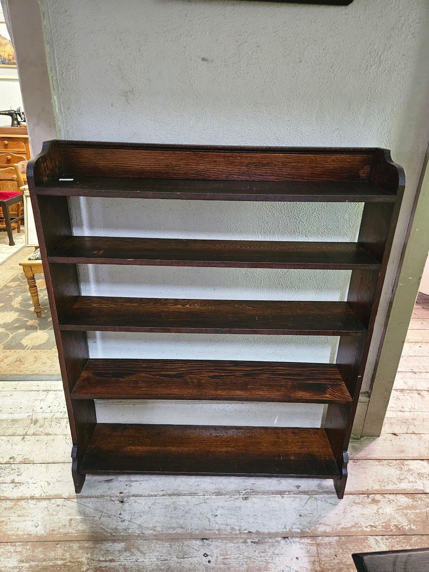 Vintage oak bookshelf