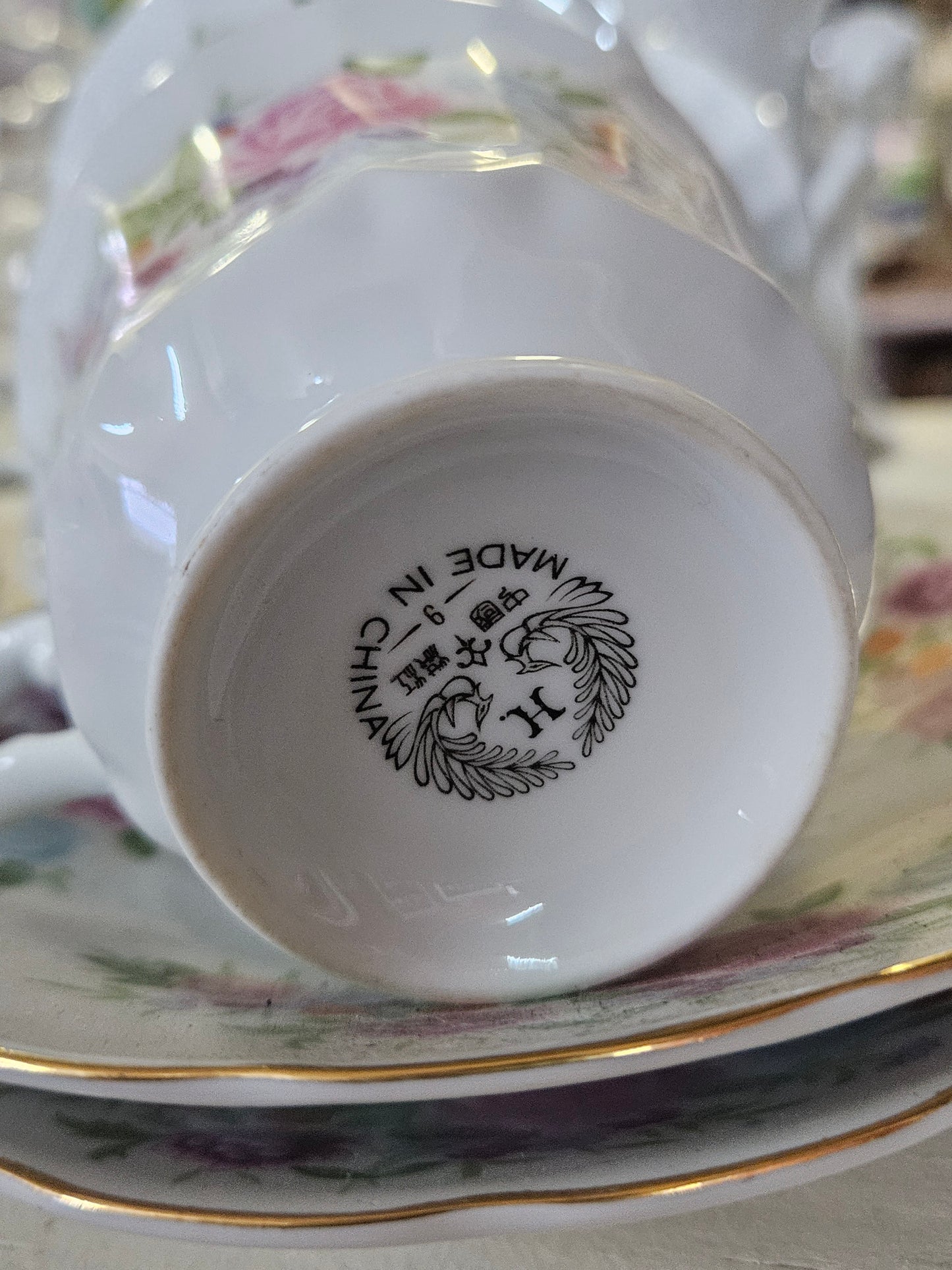 Floral teaset